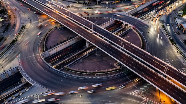 Foto vista ad alta angolazione del paesaggio urbano