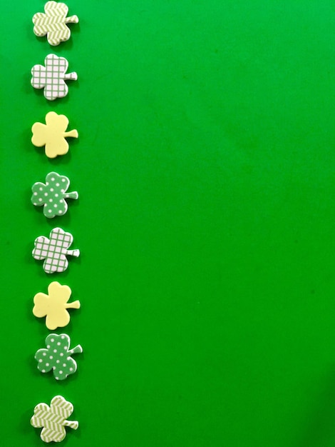 high angle view of clover