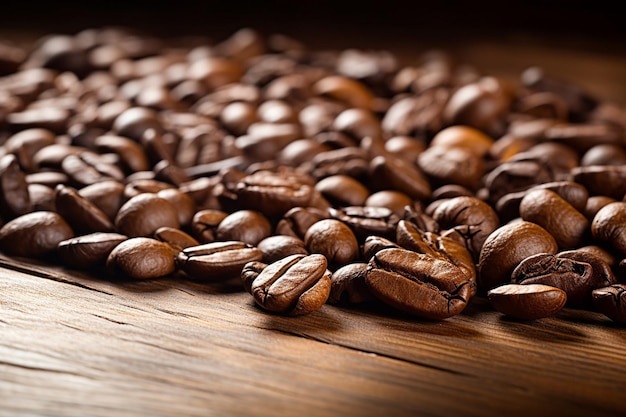 High angle view of coffee beans on white background