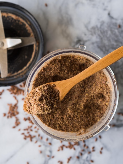 High angle view of coffee on table