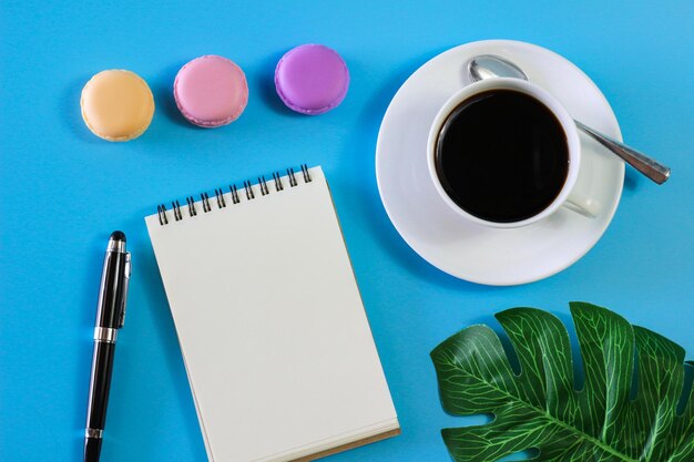 High angle view of coffee on table