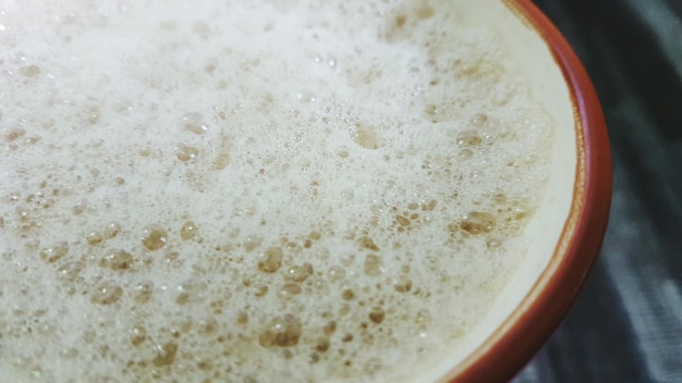 コーヒーの高角度の視点