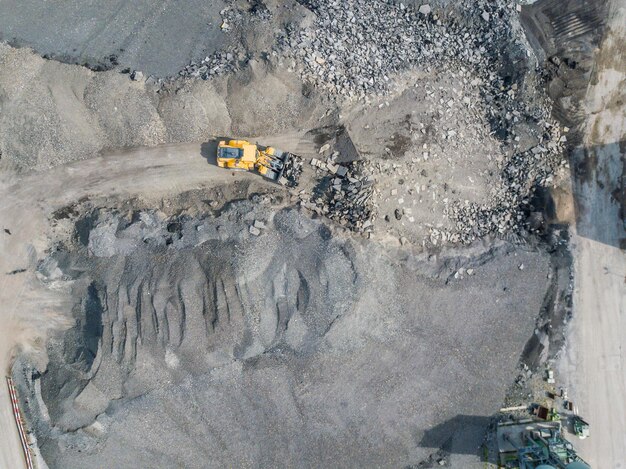 Photo high angle view of construction site