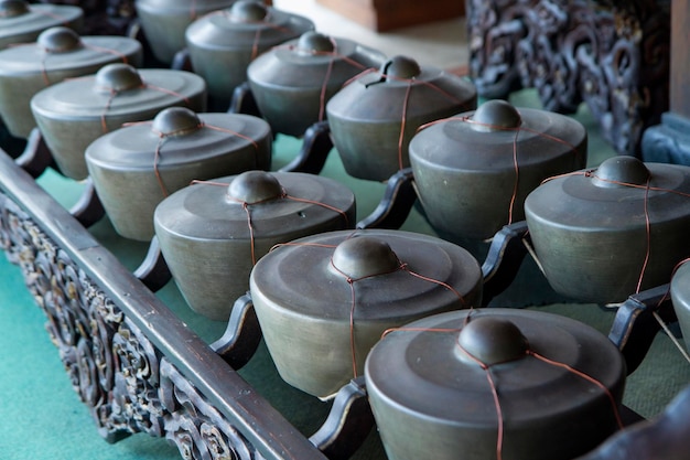 High angle view of container for sale at market stall