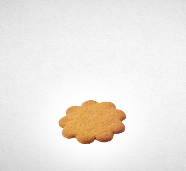 Photo high angle view of cookies on white background