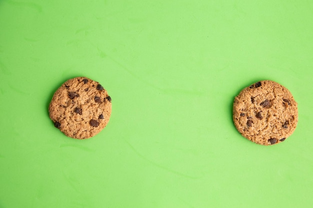 Photo high angle view of cookies