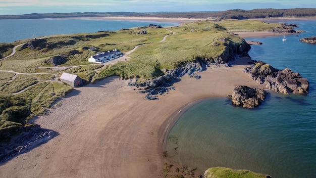 Photo high angle view of cove bay