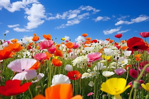 High angle view of daisy flowers over pink backdrop