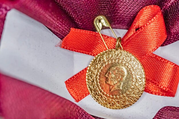 High angle view of decoration on table