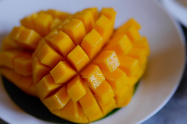 High angle view of dessert in bowl