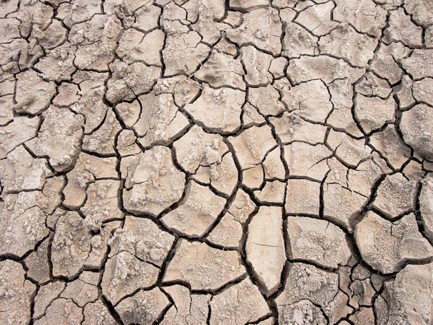 high angle view of drought field