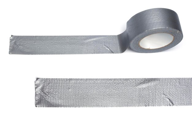 Photo high angle view of duct tape against white background