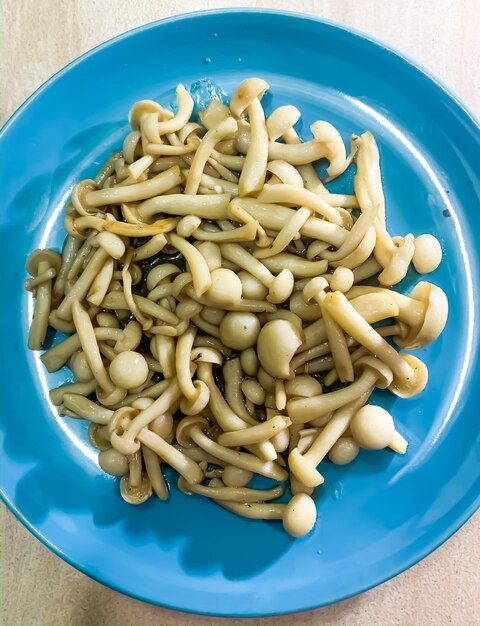 High angle view of food in bowl