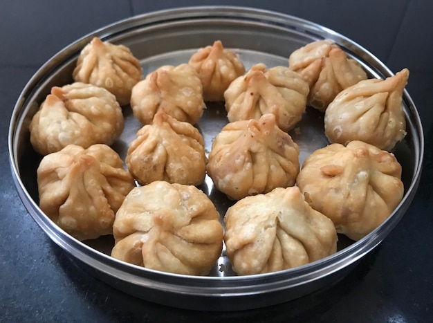 High angle view of food in container