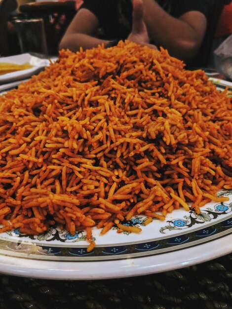 High angle view of food for sale in market