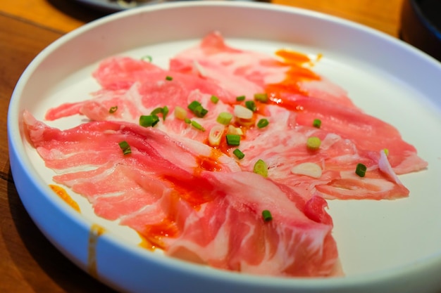 High angle view of food served in plate