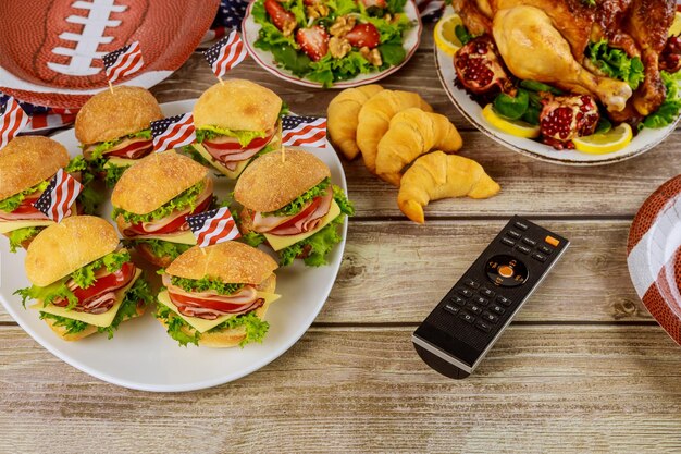 High angle view of food on table