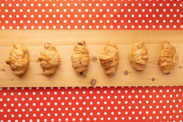 High angle view of food on table