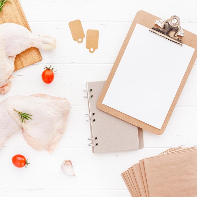 High angle view of food on table