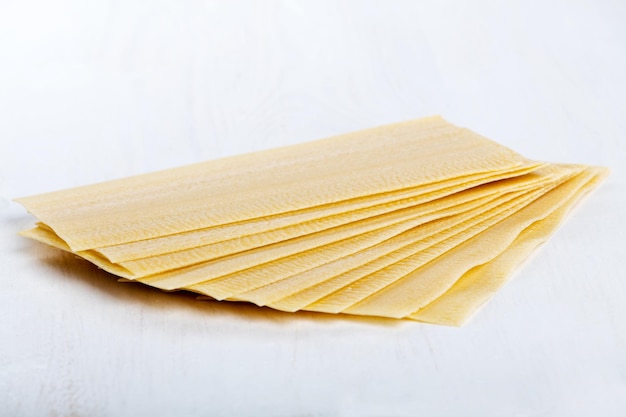 テーブルの上の食べ物の高角度の視点