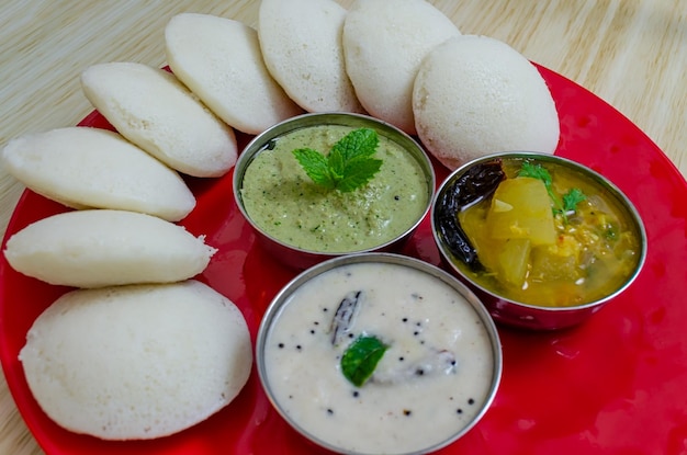 High angle view of food on table