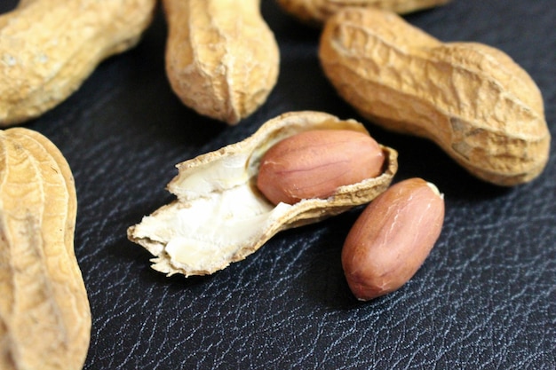 High angle view of food