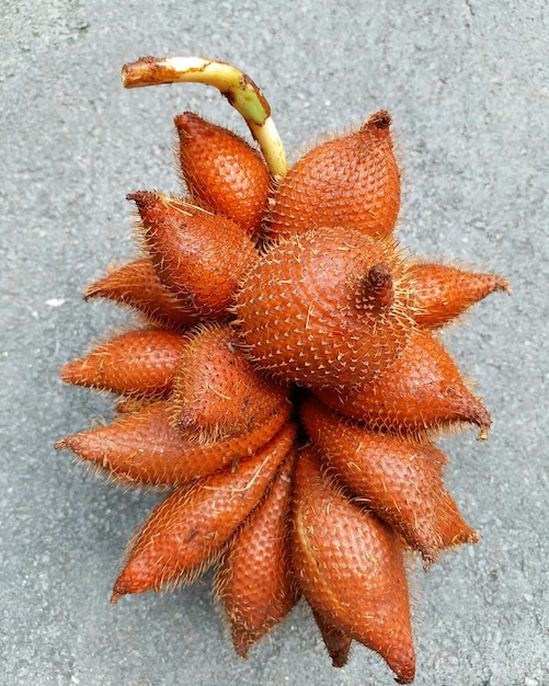 High angle view of food