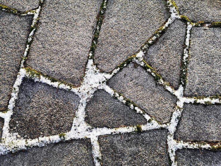 Photo high angle view of footpath