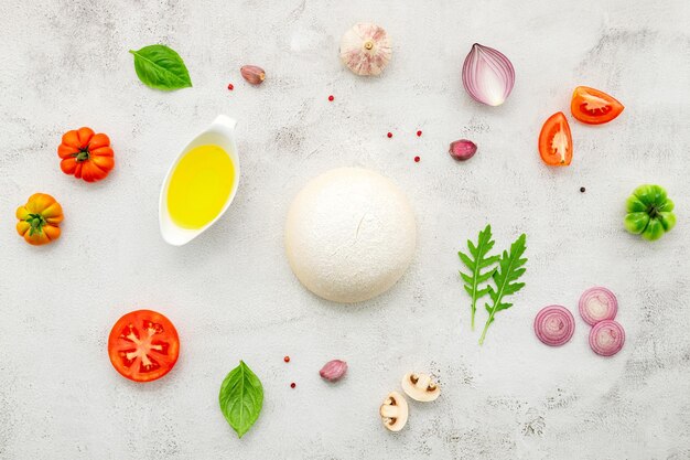 High angle view of fruits against white background