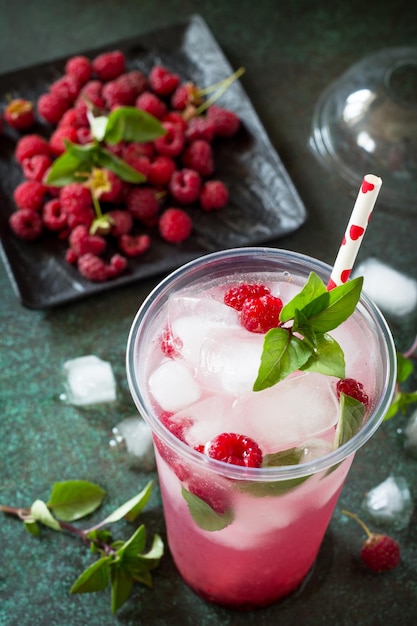 High angle view of fruits in glass