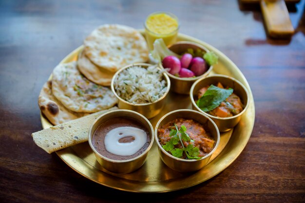 High angle view of fruits in plate on table