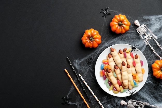 Foto vista ad alto angolo di frutta in piatto su tavola