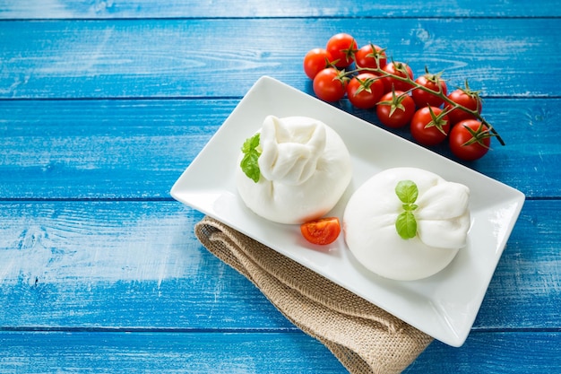 High angle view of fruits in plate on table