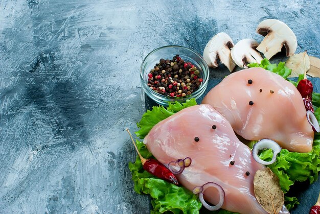 Photo high angle view of fruits in plate