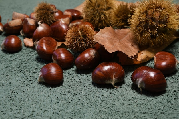 Foto vista ad alto angolo dei frutti sulla tavola