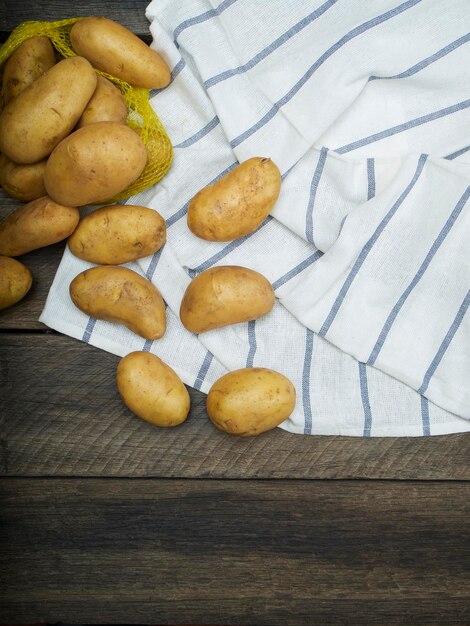 High angle view of fruits on table