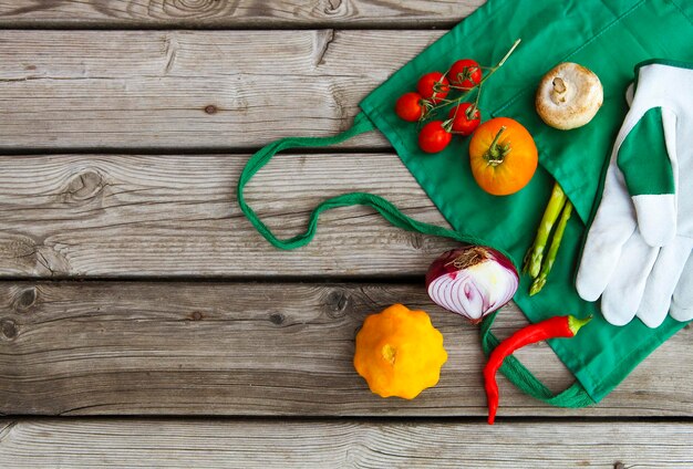 high angle view of fruits on table