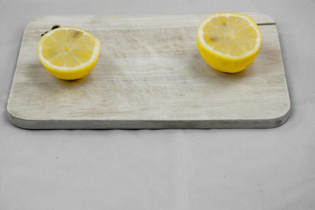 High angle view of fruits on table