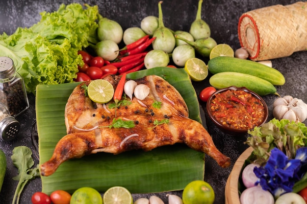 high angle view of fruits and vegetables