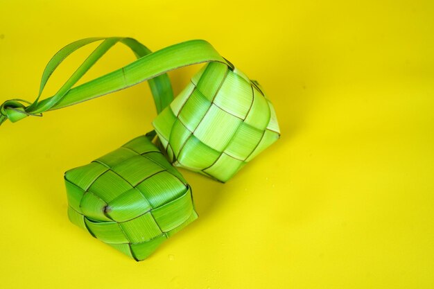 High angle view of green toy on yellow table