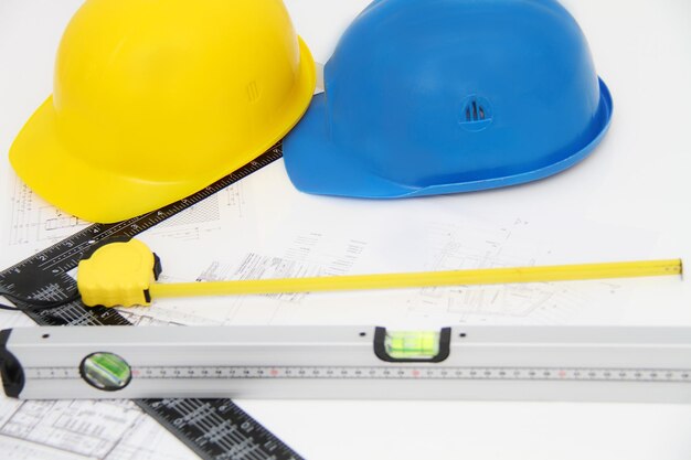 High angle view of hat on table