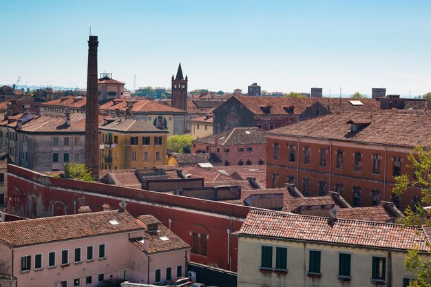 Foto vista ad alto angolo delle case nella città vecchia