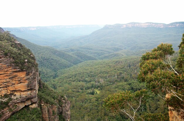 High angle view of landscape against sky