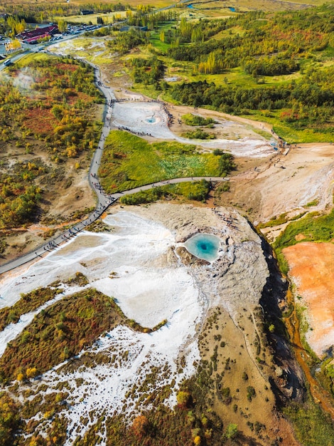 high angle view of landscape