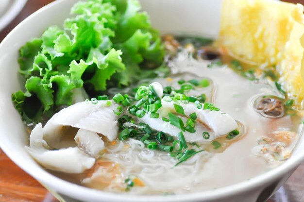 High angle view of meal served in bowl