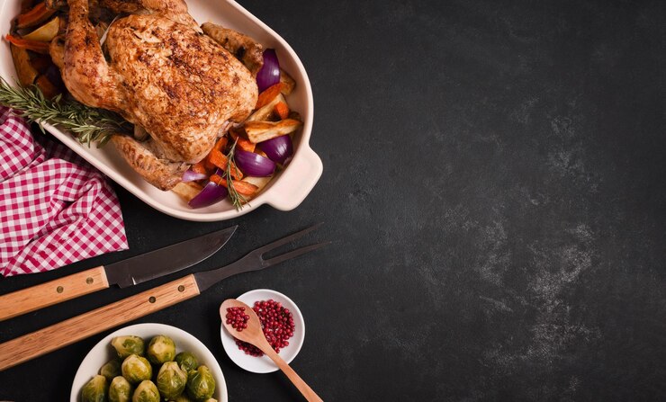 Photo high angle view of meal served on table