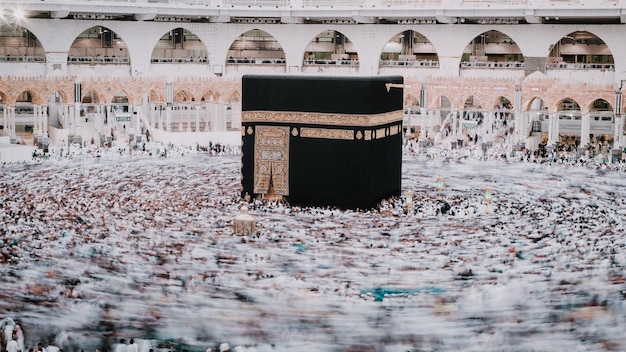 High angle view of mecca