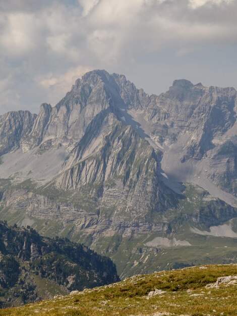 Photo high angle view of mountains