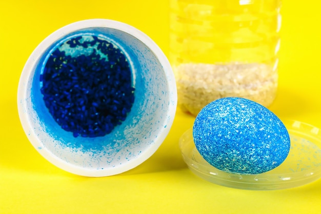 High angle view of multi colored candies on table