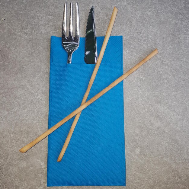 High angle view of multi colored pencils on table